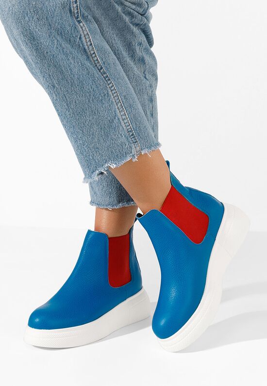 Μποτάκια Chelsea γυναικεία Kisalia V4 μπλε, Μέγεθος: 35- zapatos