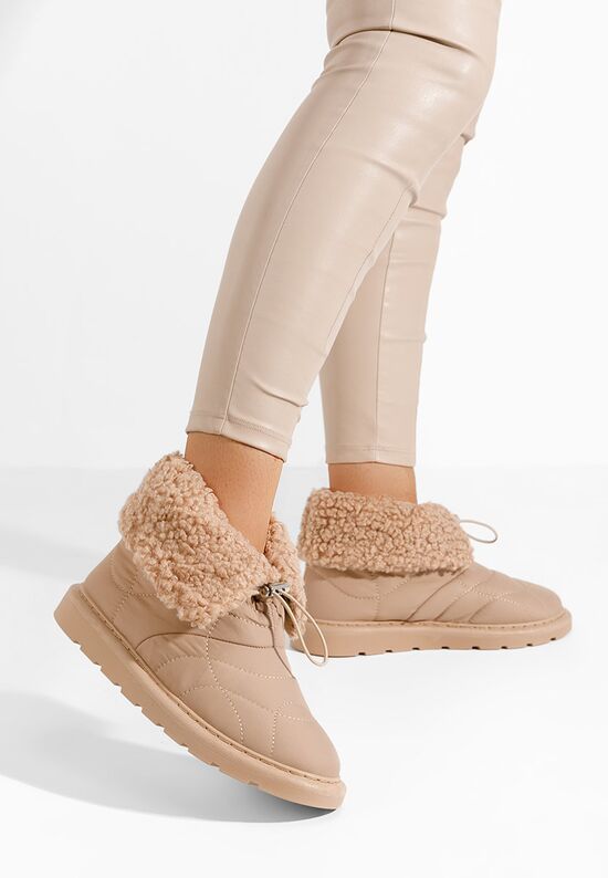 Γυναικείες Μπότες Χιονιού Kendra χακι, Μέγεθος: 40- zapatos