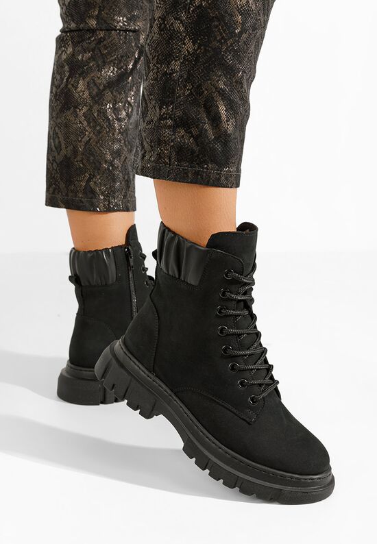 Αρβυλάκια δερματινα Zarsa V2 μαύρα, Μέγεθος: 36- zapatos