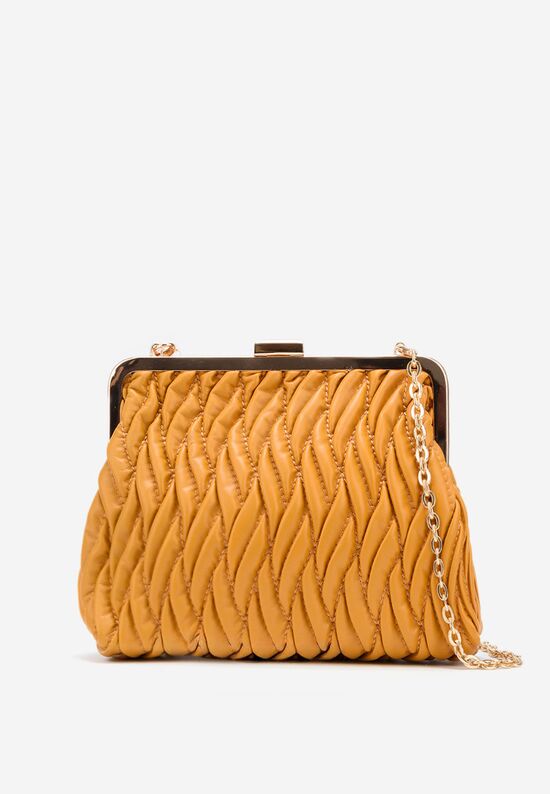 Τσάντα φάκελο Svilena Κιτρινες, Μέγεθος: ONE SIZE- zapatos