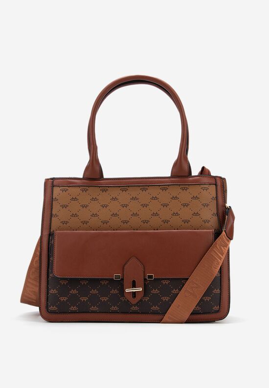 Τσάντα Χεριού Kimly καφε, Μέγεθος: ONE SIZE- zapatos