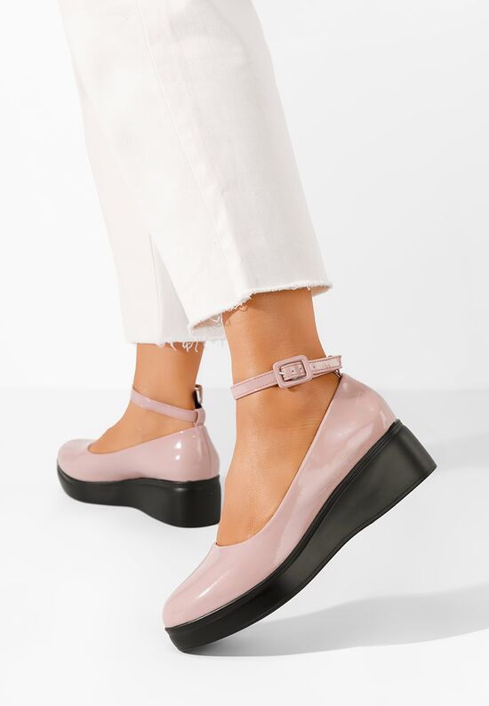 Πλατφόρμες γυναικεία Evelyne V2 ροζ, Μέγεθος: 38- zapatos