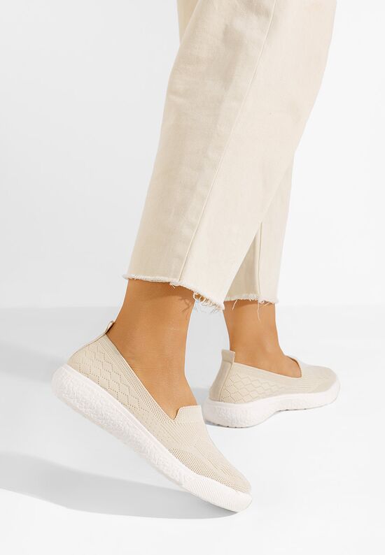 Casual παπουτσια γυναικεια Akova μπεζ, Μέγεθος: 39- zapatos