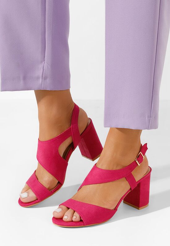 Κομψά σανδάλια Floresta φουξια, Μέγεθος: 43- zapatos