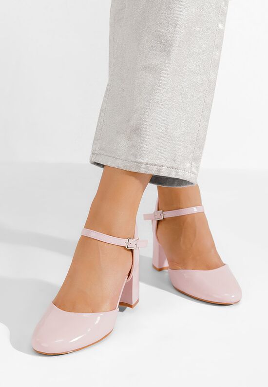Γόβες slingback Asmita ροζ, Μέγεθος: 41- zapatos