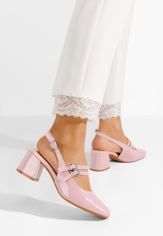 Γόβες slingback Tralys ροζ, Μέγεθος: 40- zapatos