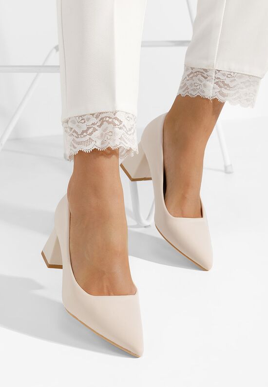 Γοβες Calisie μπεζ, Μέγεθος: 41- zapatos