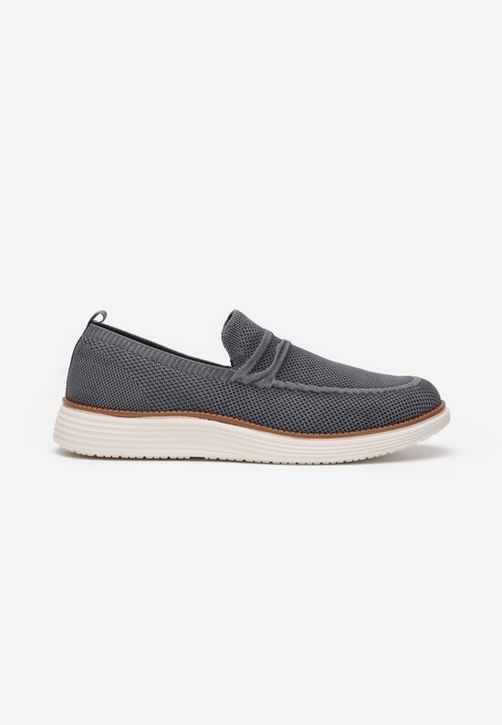 Mοκασινια ανδρικά Jakob γκρι, Μέγεθος: 45- zapatos
