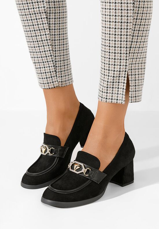 Loafers με τακουνι Armanda V2 μαύρα, Μέγεθος: 41- zapatos