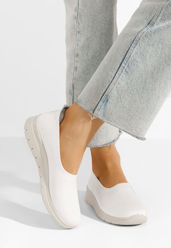 Γυναικείες μπαλαρίνες Ramoni λευκά, Μέγεθος: 39- zapatos