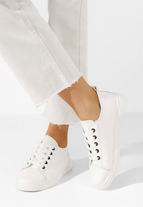 Sneakers γυναικεια Permea V5 λευκά, Μέγεθος: 38- zapatos