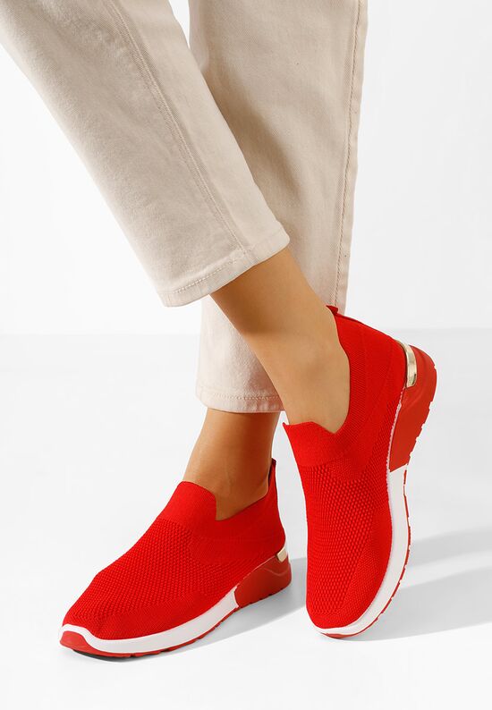 Γυναικεία Πάνινα slip-on Aderine κοκκινο, Μέγεθος: 36- zapatos