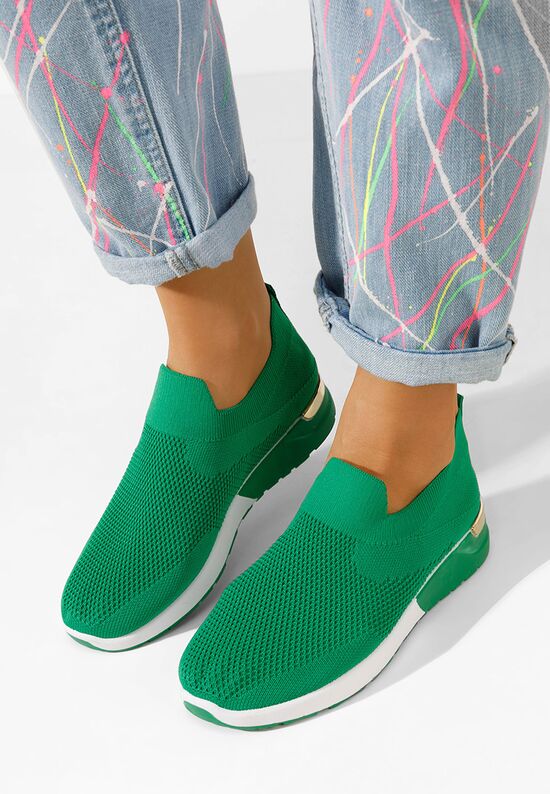 Γυναικεία Πάνινα slip-on Aderine πρασινο, Μέγεθος: 37- zapatos