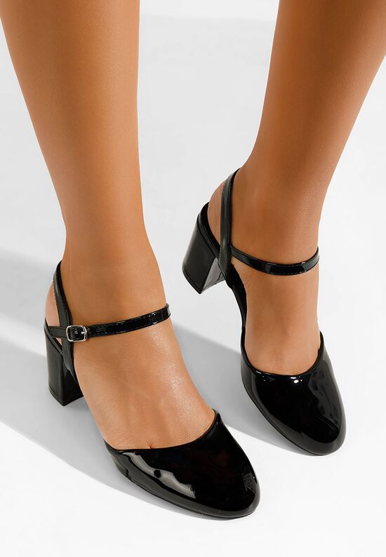 Γοβες Asmita V2 μαύρα, Μέγεθος: 39- zapatos