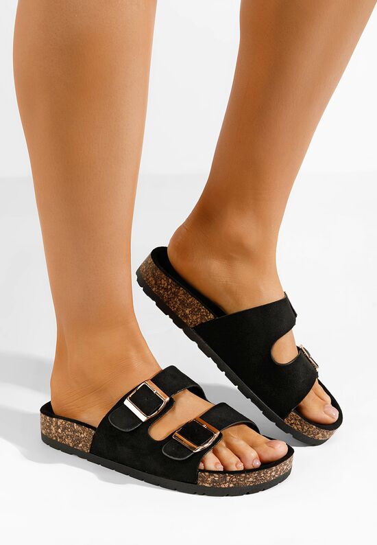 Σανδάλια γυναικεια Roscelin V2 μαύρα, Μέγεθος: 37- zapatos