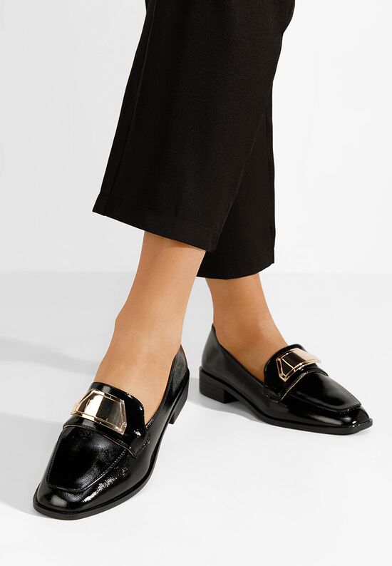Loafers γυναικεια Khalia μαύρα, Μέγεθος: 37- zapatos