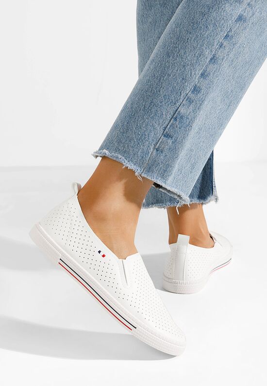 Casual παπουτσια γυναικεια Saphira λευκά, Μέγεθος: 37- zapatos