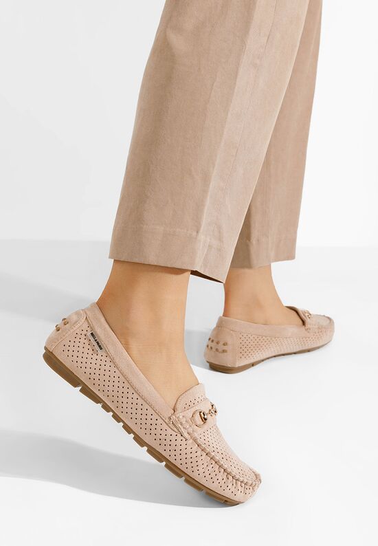 Μοκασίνια γυναικεια Aishani χακι, Μέγεθος: 39- zapatos