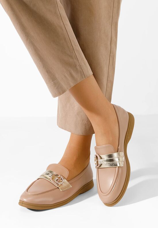 Loafers γυναικεια Garina χακι, Μέγεθος: 40- zapatos
