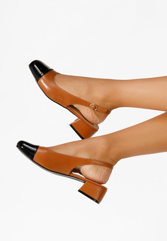 Γόβες slingback Charissa ταμπά, Μέγεθος: 39- zapatos