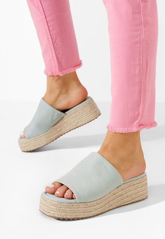 Παντόφλες με πλατφόρμα Sitema Τζιν, Μέγεθος: 39- zapatos