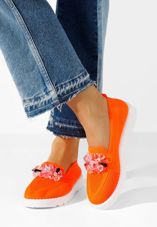 Μοκασίνια γυναικεια Quara Πορτοκαλι, Μέγεθος: 37- zapatos