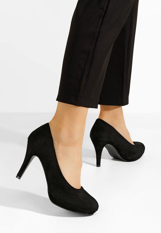 Γόβες Shalisa V3 μαύρα, Μέγεθος: 37- zapatos