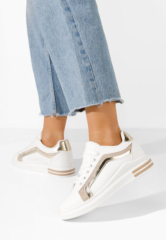Sneakers γυναικεια Ateliana V4 μπεζ, Μέγεθος: 39- zapatos