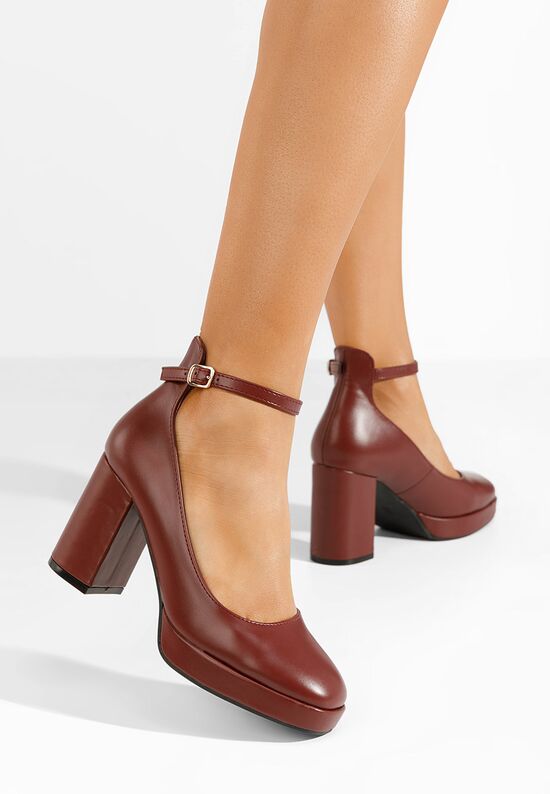 Γοβες Isperta V3 μπορντό, Μέγεθος: 40- zapatos
