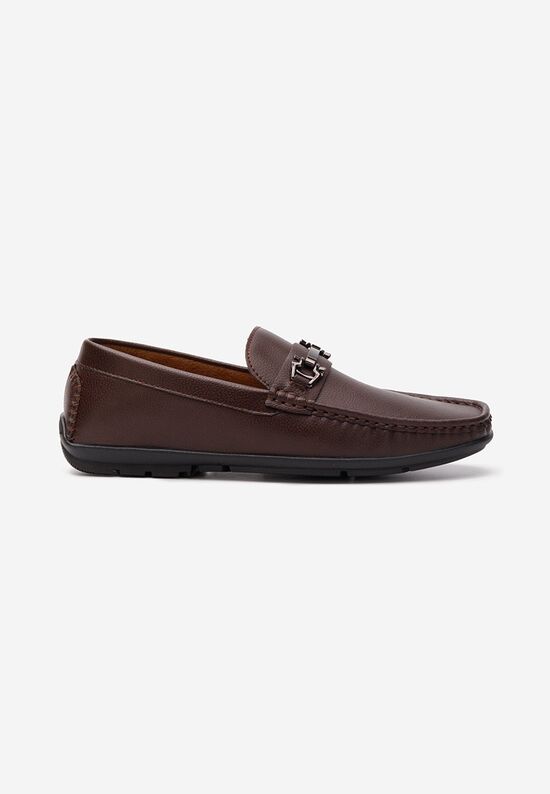 Mοκασινια ανδρικά Angelo V2 καφε, Μέγεθος: 43- zapatos