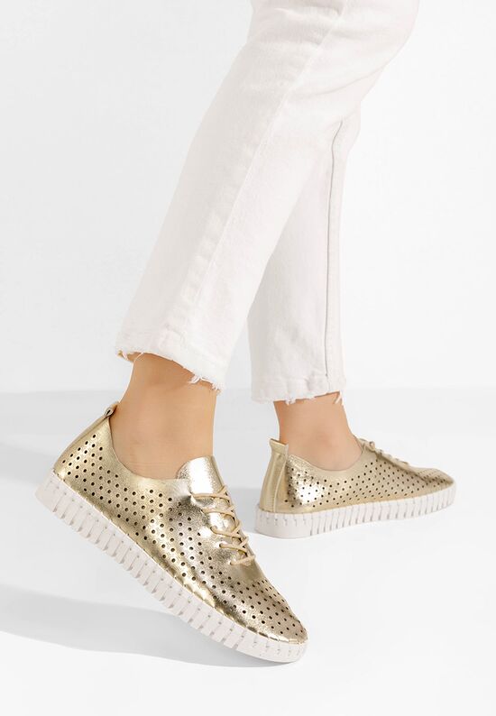 Casual παπουτσια γυναικεια Tonelia V2 χρυσο, Μέγεθος: 38- zapatos