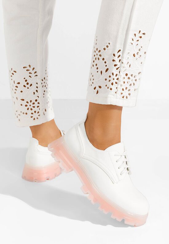 Casual παπουτσια γυναικεια Sloana S λευκά, Μέγεθος: 39- zapatos