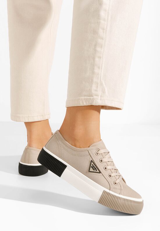 Γυναικεία sneakers Milanna χακι, Μέγεθος: 38- zapatos