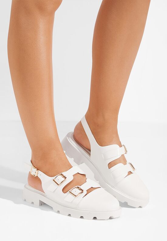 Casual παπουτσια γυναικεια Agripina λευκά, Μέγεθος: 37- zapatos