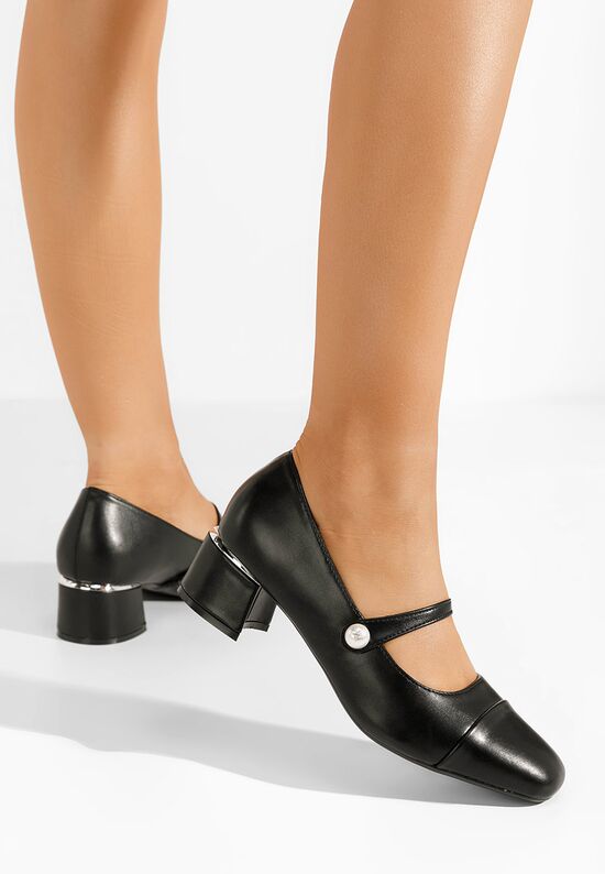 Γοβες Sidena μαύρα, Μέγεθος: 38- zapatos