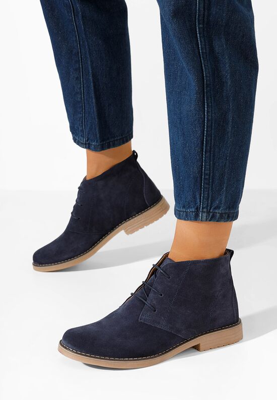 Γυναικεία δερμάτινα μποτάκια Νειβι Kalisa V5, Μέγεθος: 37- zapatos