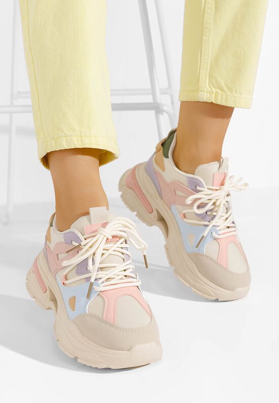 Sneakers με πλατφόρμα Elpida πολυχρωμο, Μέγεθος: 37- zapatos