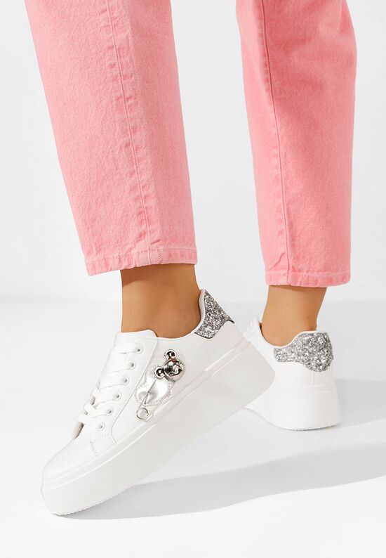 Sneakers γυναικεια Avianni V2 λευκά, Μέγεθος: 39- zapatos