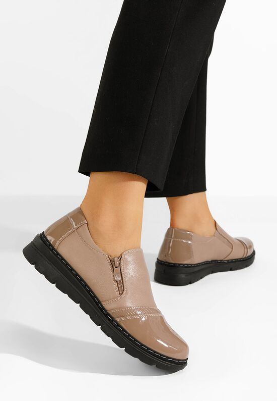 Casual παπουτσια γυναικεια Evelena χακι, Μέγεθος: 40- zapatos