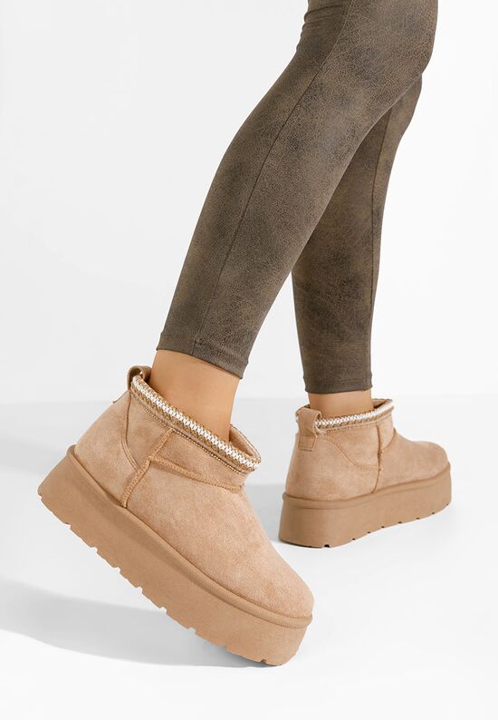 Μπότες τύπου UGG Freija χακι, Μέγεθος: 41- zapatos