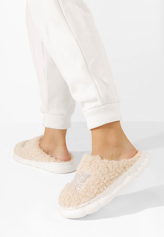 Γυναικείες Σαγιονάρες Tiena μπεζ, Μέγεθος: 40-41- zapatos