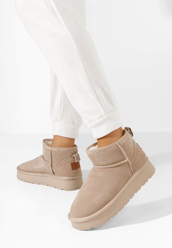 Μπότες τύπου UGG Midisa χακι, Μέγεθος: 41- zapatos