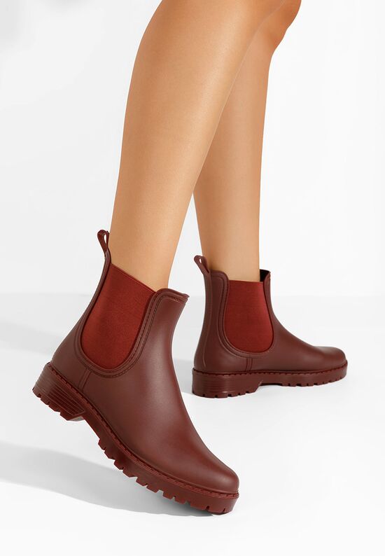 Γυναικεία Μποτάκια Godiva κοκκινα, Μέγεθος: 37- zapatos