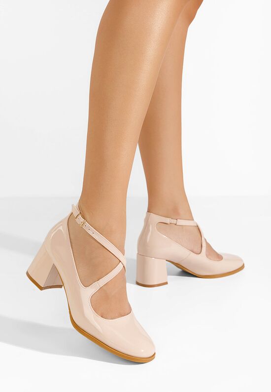 Γοβες Enoida μπεζ, Μέγεθος: 40- zapatos