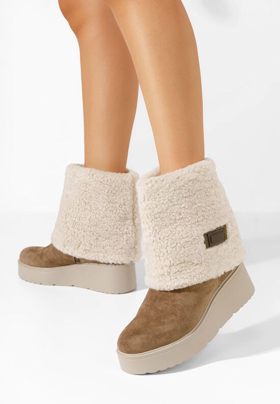 Χειμερινά μπότες γυναικείε Galtea V2 χακι, Μέγεθος: 39- zapatos