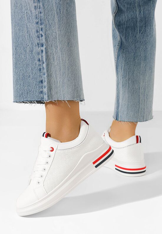 Sneakers γυναικεια Coretta λευκά, Μέγεθος: 39- zapatos