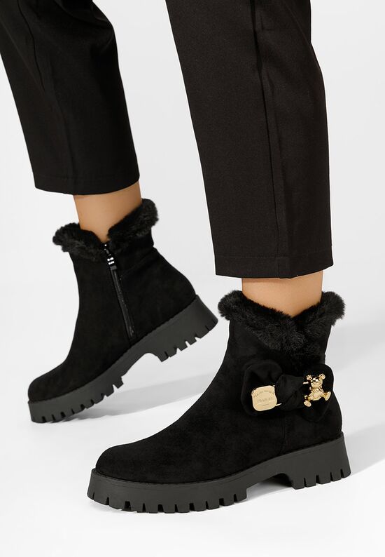 Χειμερινά Αρβυλάκια γυναικείες Eileen Μαύρα, Μέγεθος: 40- zapatos