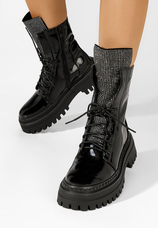 Αρβυλάκια γυναικεία Siennara μαύρα, Μέγεθος: 39- zapatos