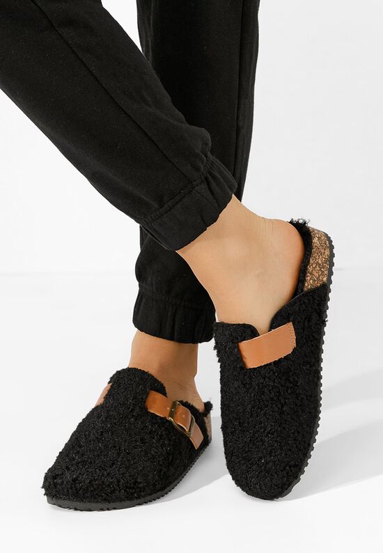 Παντόφλες γυναικειεσ Tameika μαύρα, Μέγεθος: 36- zapatos