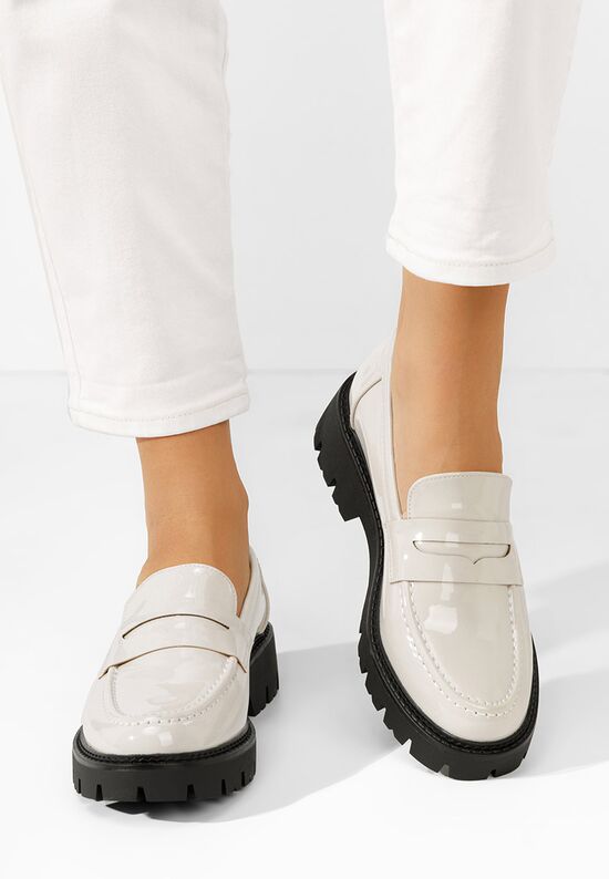 Loafers γυναικεια Zampa μπεζ, Μέγεθος: 40- zapatos